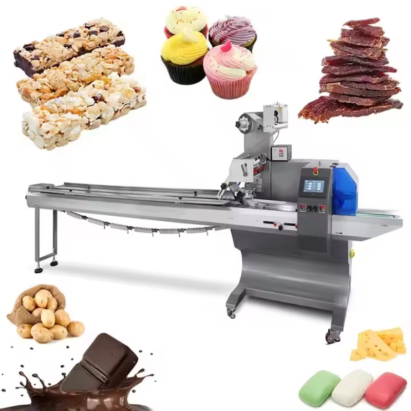 Food Packed Snacks - Yumuşak Pamuk Şeker Atıştırmalıkları için Otomatik