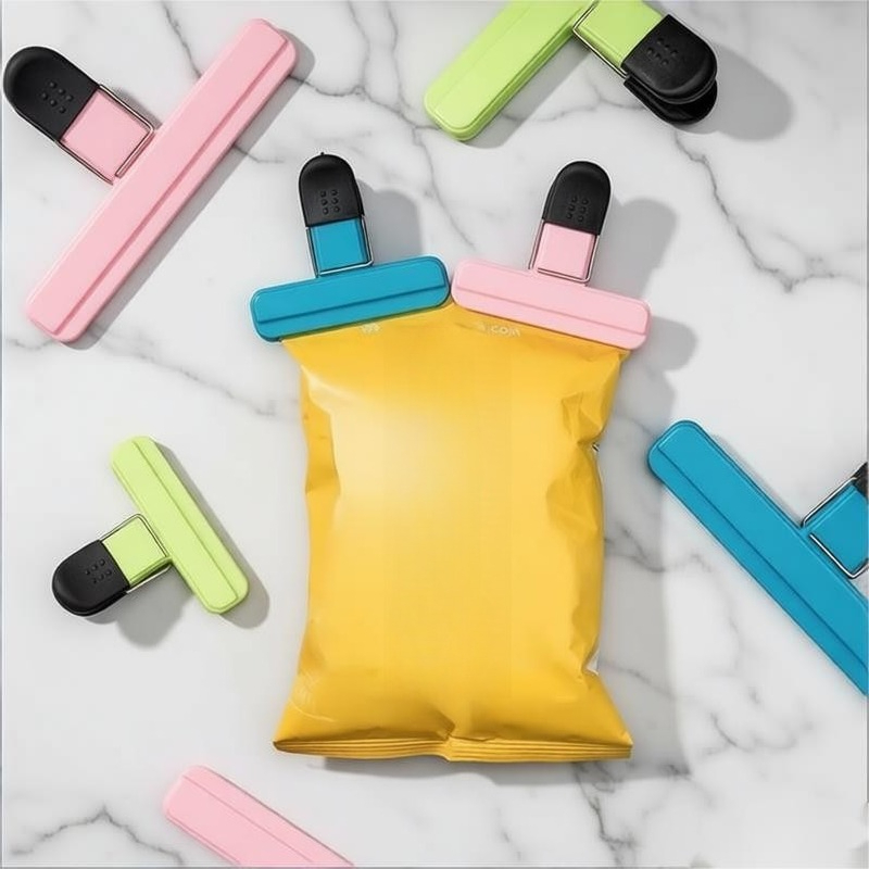 Food Snacks Packets - Yiyecek Sızdırmazlık Klipsleri Poşet Kelepçeleri Mutfak
