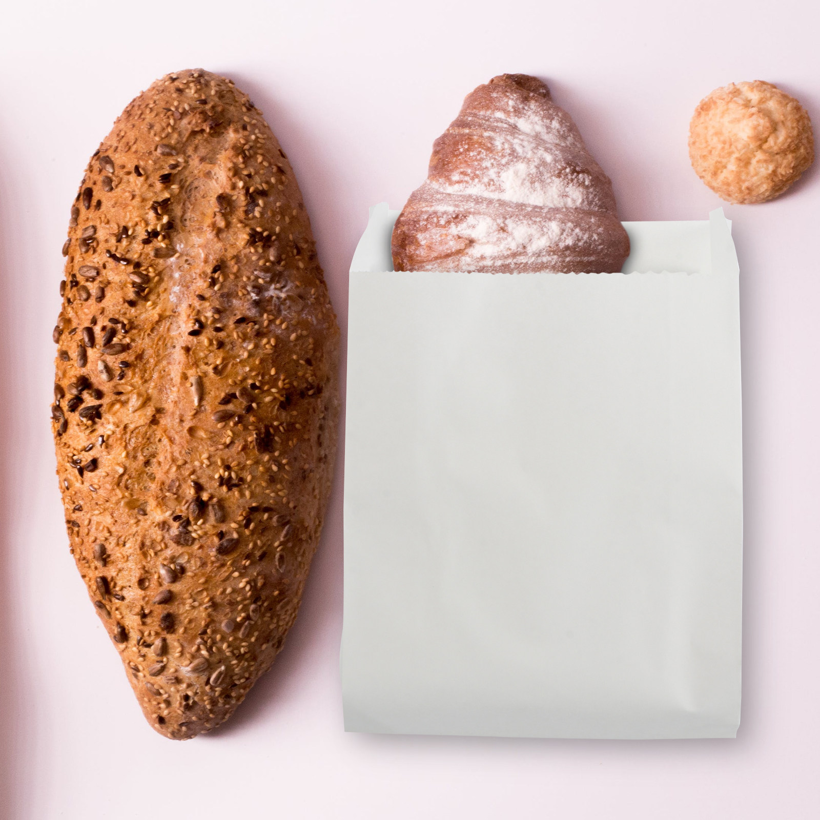 Food Packed Snacks - 100 Adet Tek Kullanımlık Kağıt Yiyecek