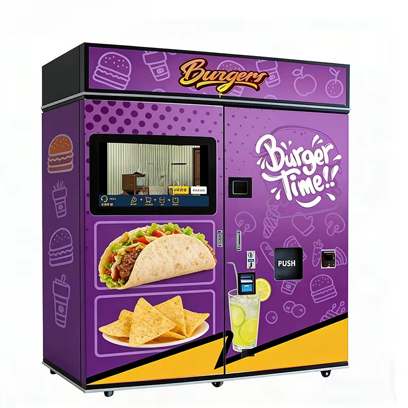 Food Snacks In Usa - Özelleştirilmiş Fast Food Otomatı Mikrodalga Fırın