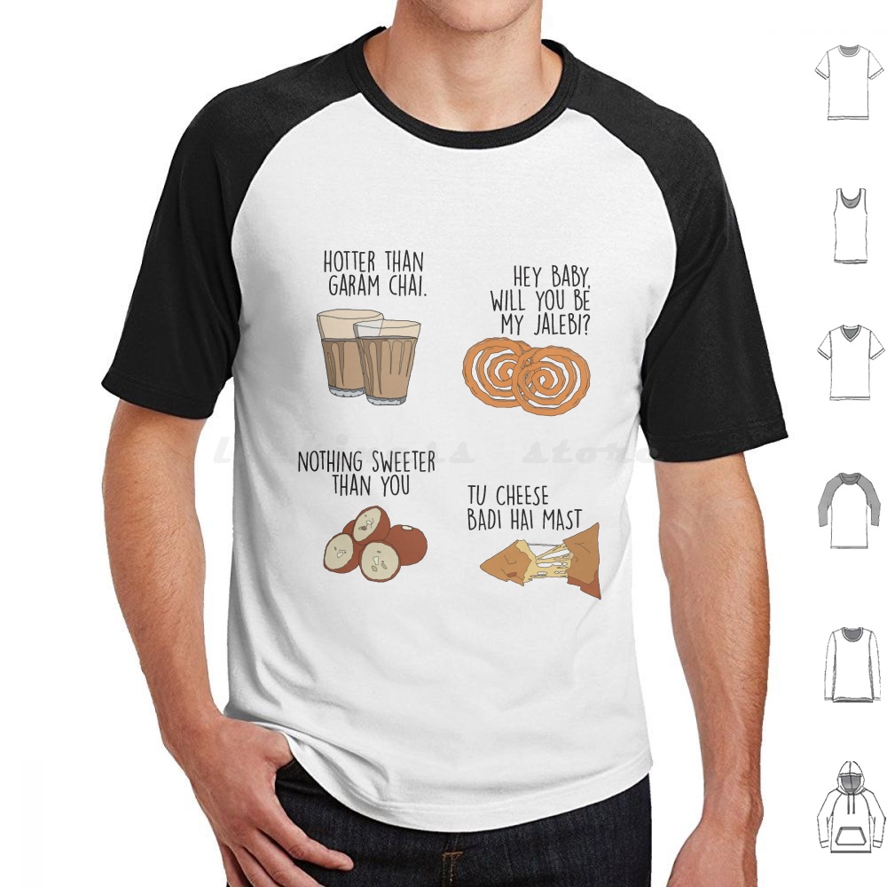 Food Snacks In India - Hintli Paket. Snack Lines T Shirt