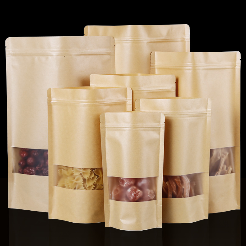100 adet kahverengi Doypack Kr - Food Snacks Packets incelemesi ve fiyatı