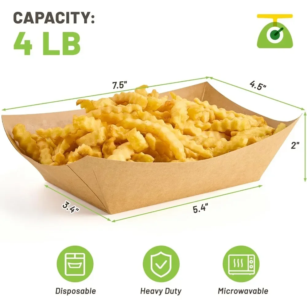 Büyük Kraft Kağıt Yemek Tepsil - Food Snacks Images incelemesi ve fiyatı