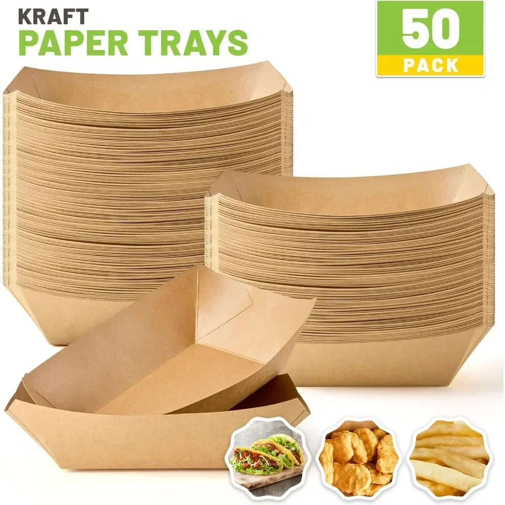Büyük Kraft Kağıt Yemek Tepsil - Food Snacks Images incelemesi ve fiyatı