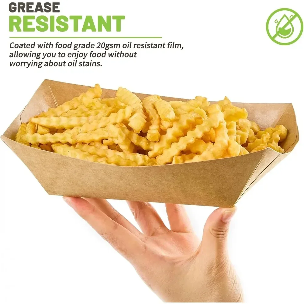 Büyük Kraft Kağıt Yemek Tepsil - Food Snacks Images incelemesi ve fiyatı