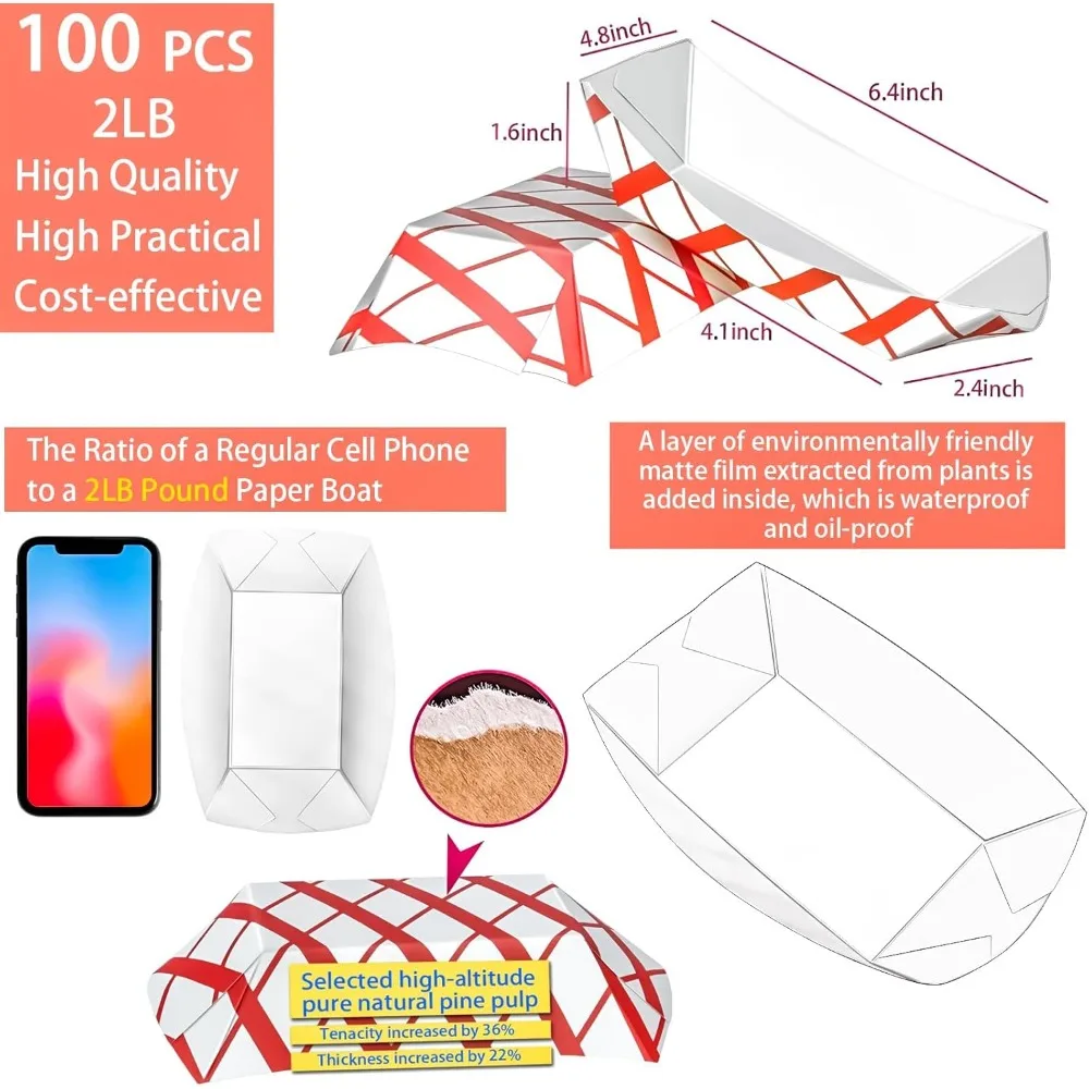 100 Adet 2Lb Kraft Kağıt Yiyec - Food Packed Snacks incelemesi ve fiyatı